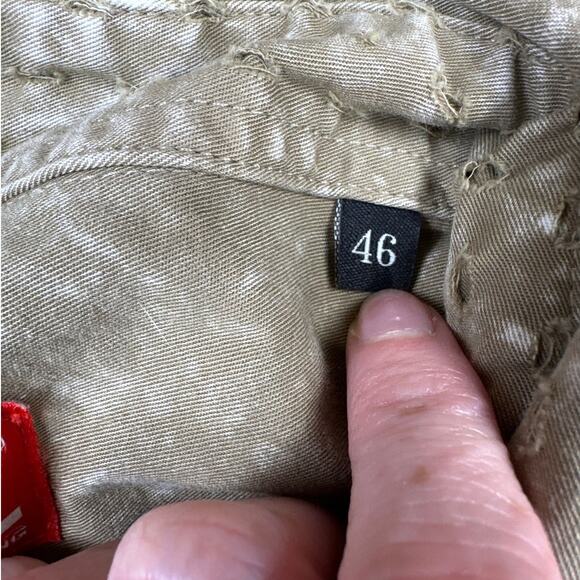 Diesel - S-Lazer Perforated Short Sleeve Shirt in Beige & Cream - Picture 3 of 6